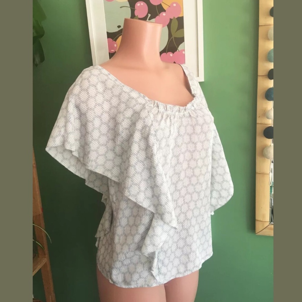 Moulinette Soeurs/Anthropologie Ruffle Blouse 4
